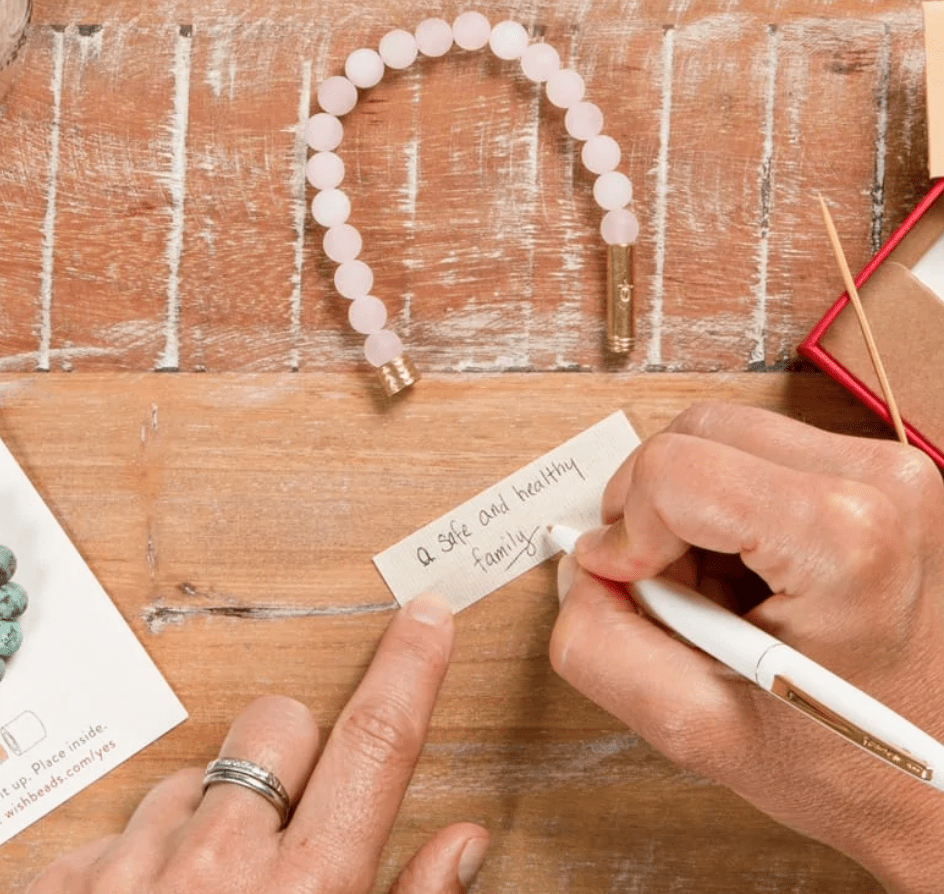 Jasper - Wish bead Bracelet - Picture and Picasso Jasper - Spiral Circle