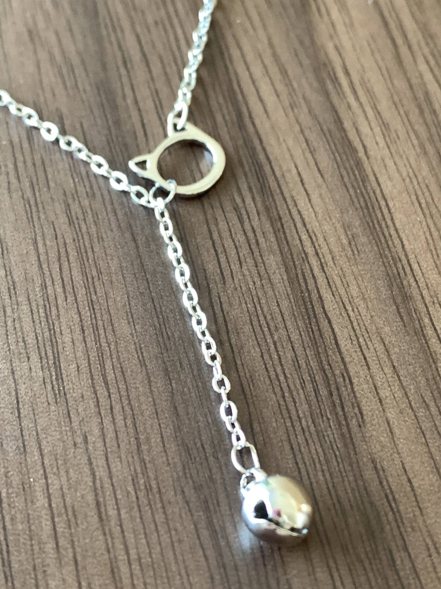 Jingle Cat Bell Stud Earrings - Spiral Circle