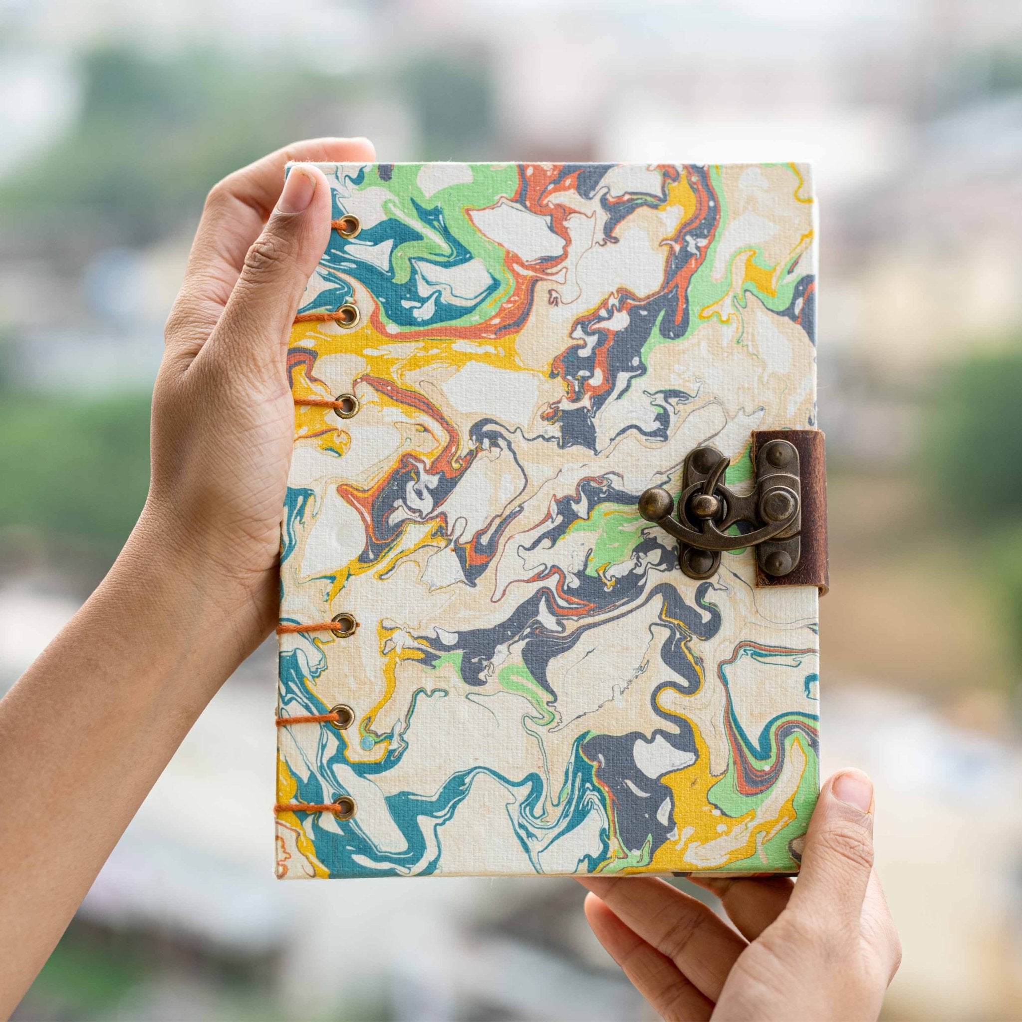 Journal Diary with Lock - Special Binding Unruled Diary for - Spiral Circle