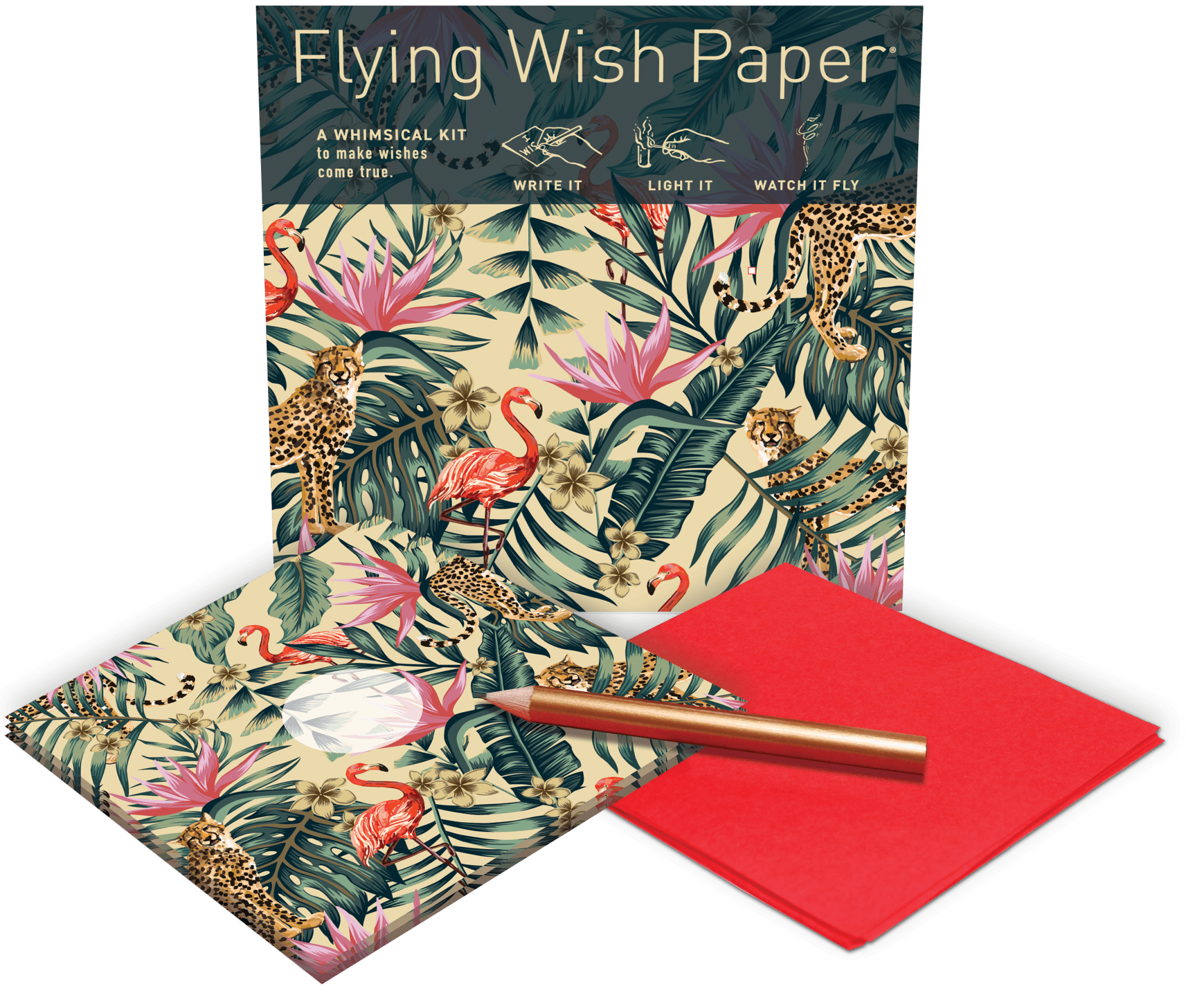 JUNGLE (Halloween) / Mini Kit / 15 Wish Papers + Accessories - Spiral Circle