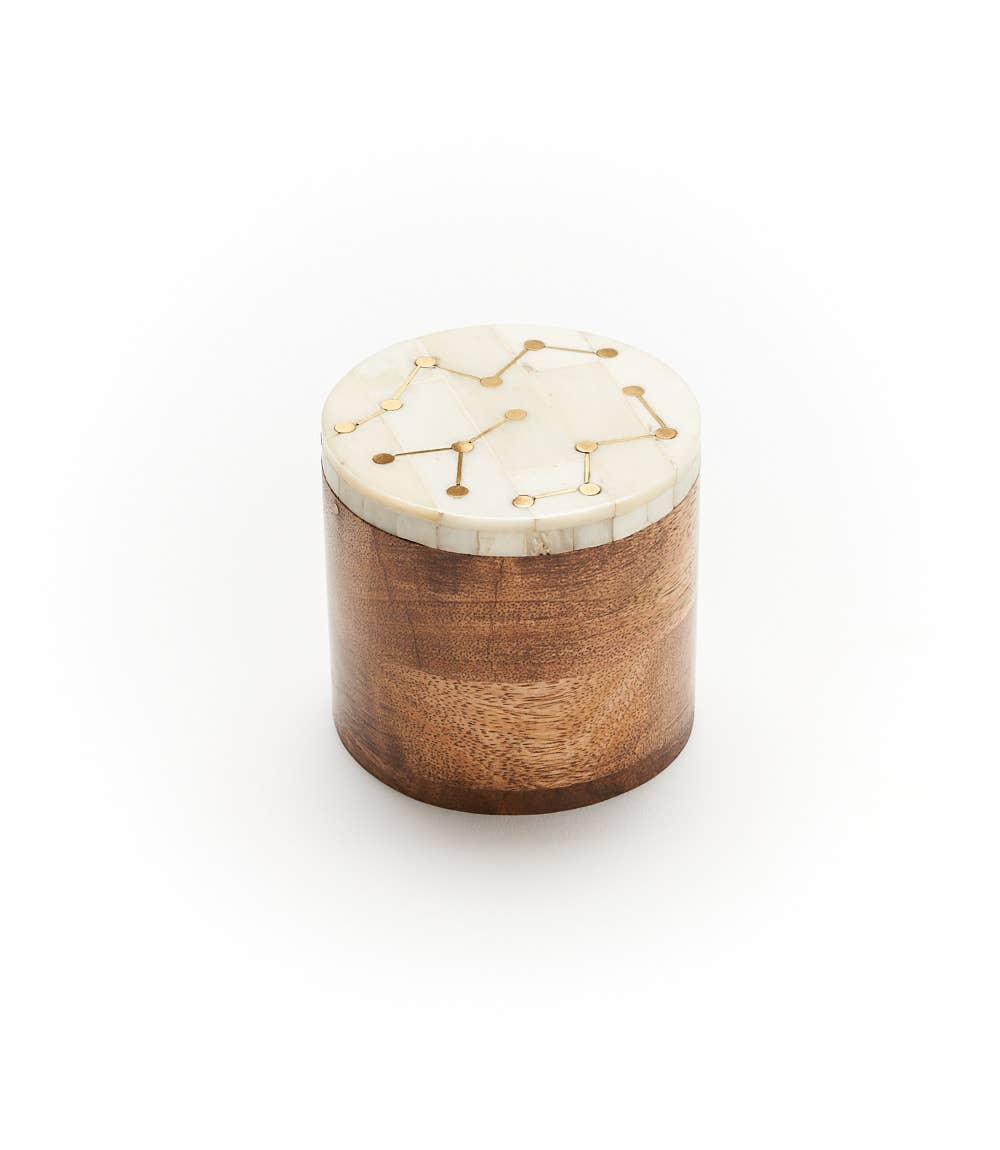 Jyotisha Keepsake Box - Pearl - Spiral Circle
