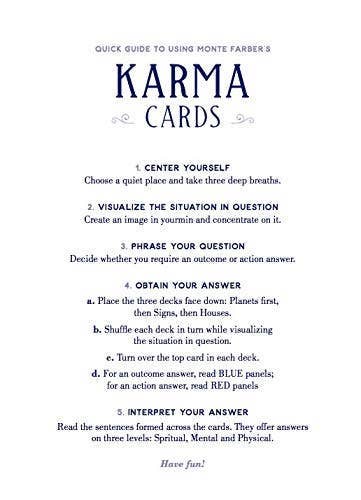 Karma Cards Deck - Spiral Circle