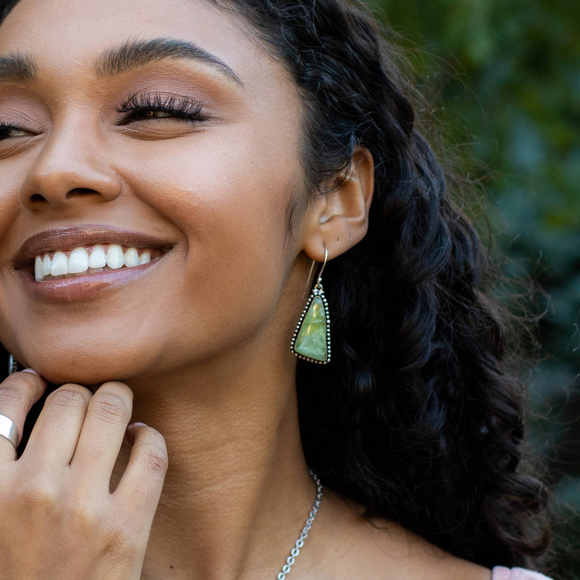Kashi Silver - Plated Brass Earrings | Assorted - Spiral Circle