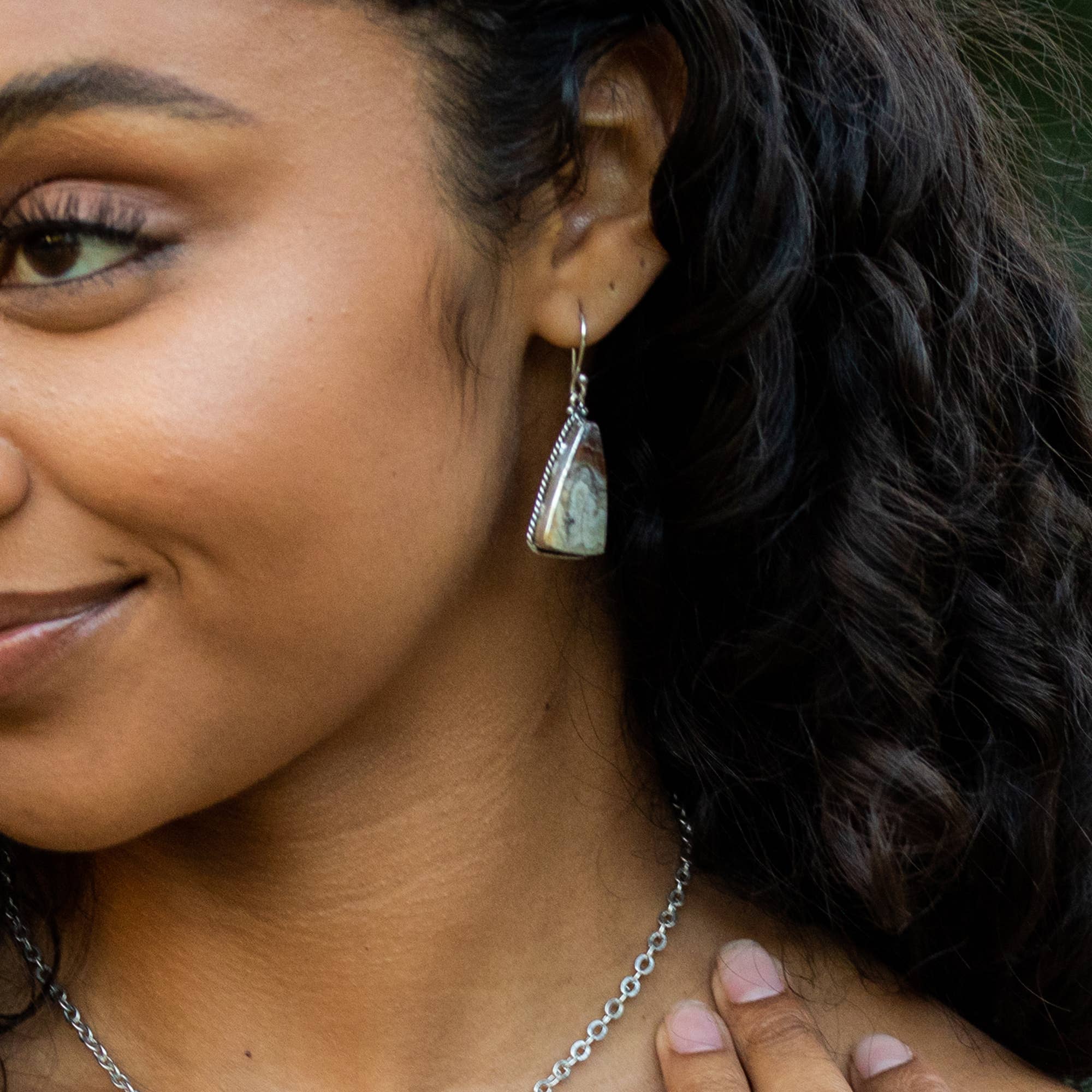 Kashi Silver - Plated Brass Earrings | Assorted - Spiral Circle