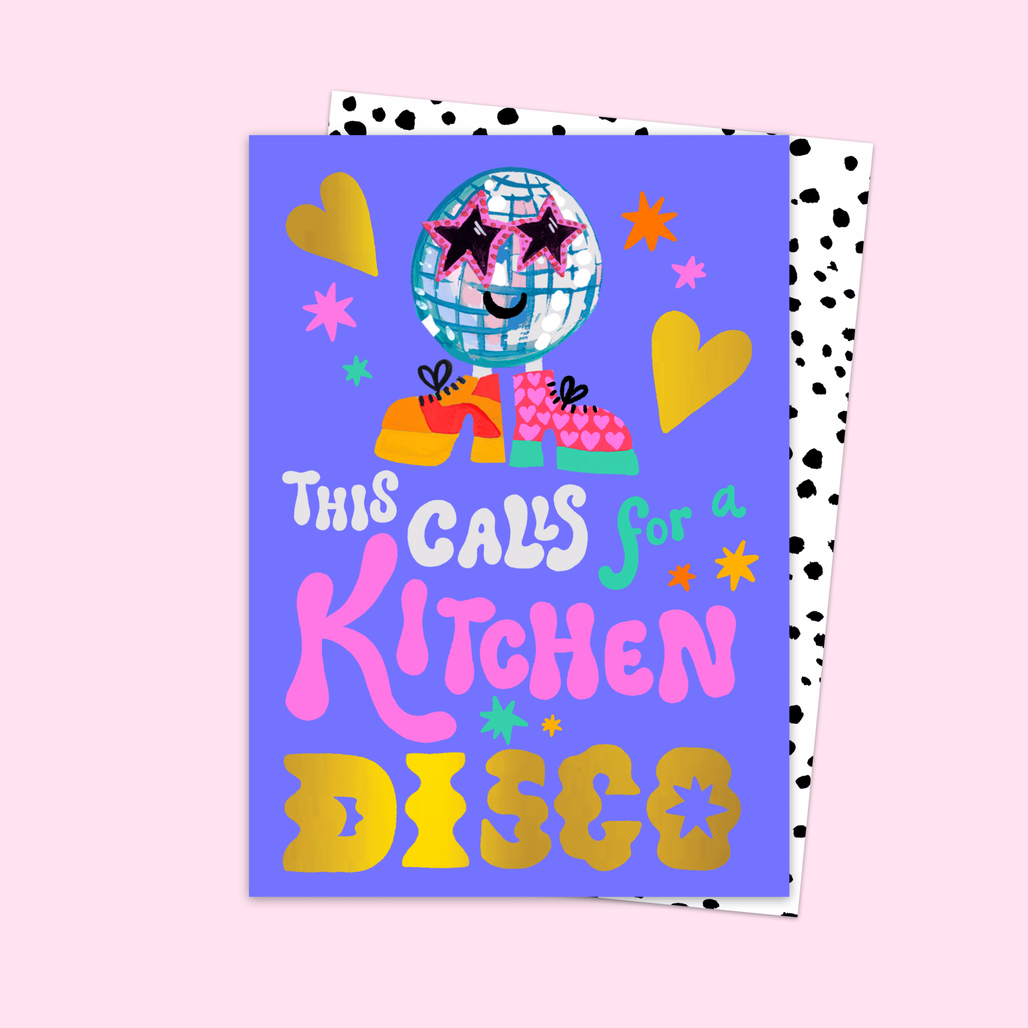 Kitchen Disco Card - Spiral Circle