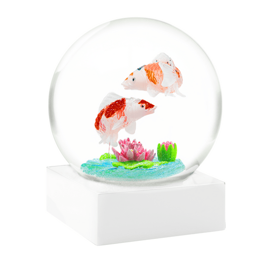 Koi Snow Globe - Spiral Circle