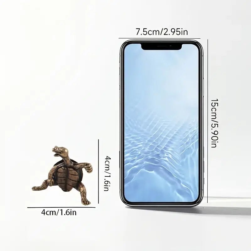 Kung Fu Turtle Incense Holder Bronze - Spiral Circle