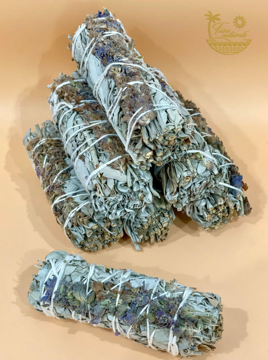 Lavender and White Sage Bundles - Spiral Circle