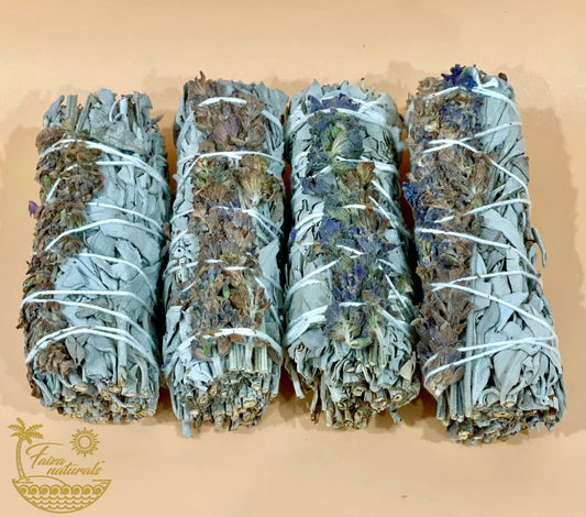 Lavender and White Sage Bundles - Spiral Circle