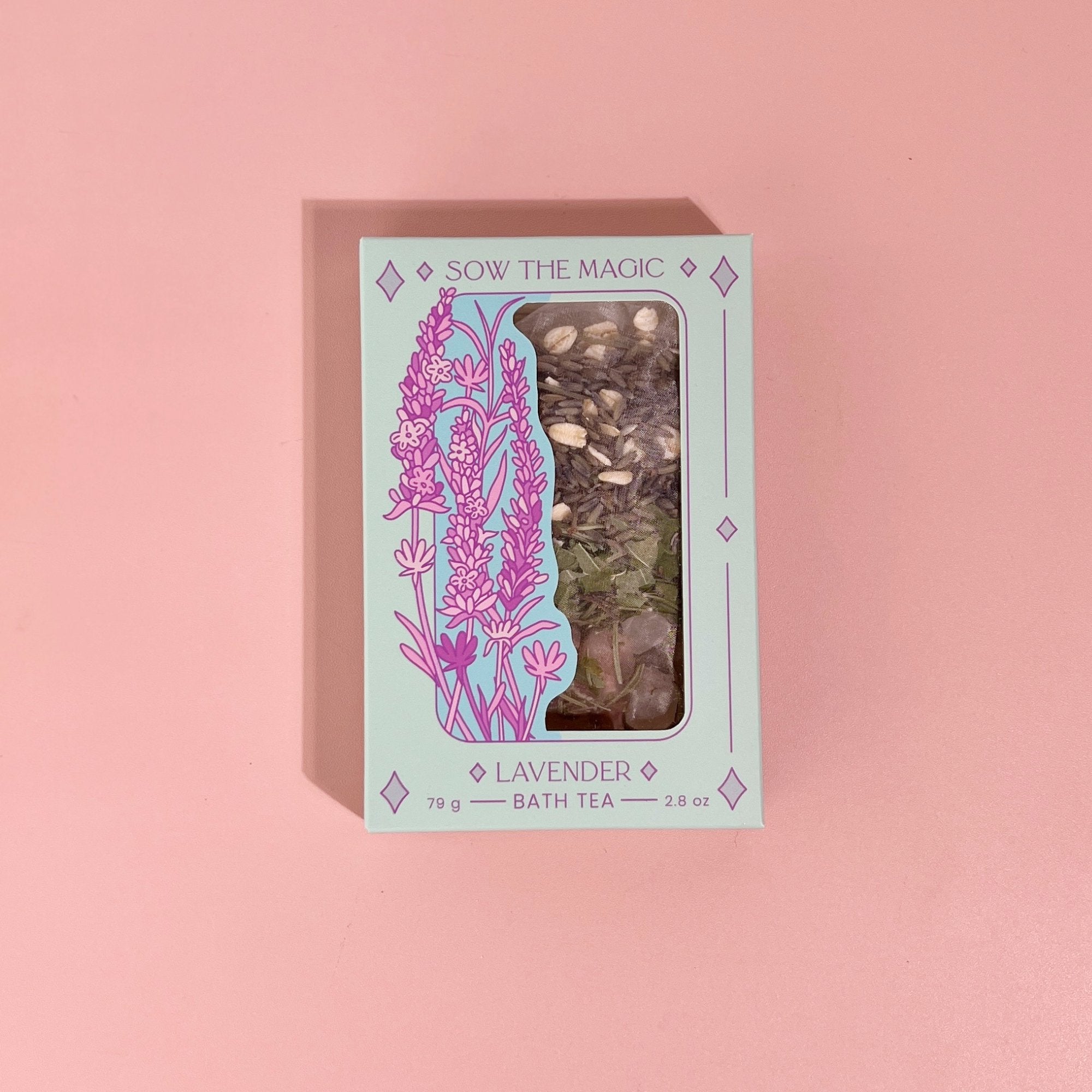 Lavender Lovers Tarot | Botanical Bath Tea Box - Spiral Circle