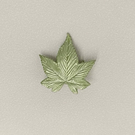 Leaf of Five Brooch - Spiral Circle
