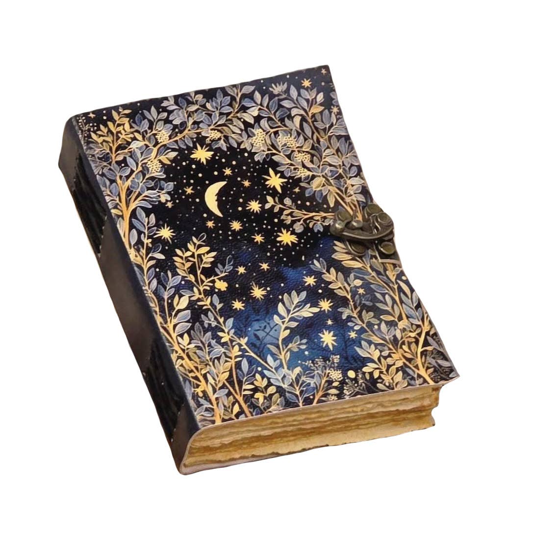 Leather Journal Notebook Cover Grimoire Journal Diary Book - Spiral Circle