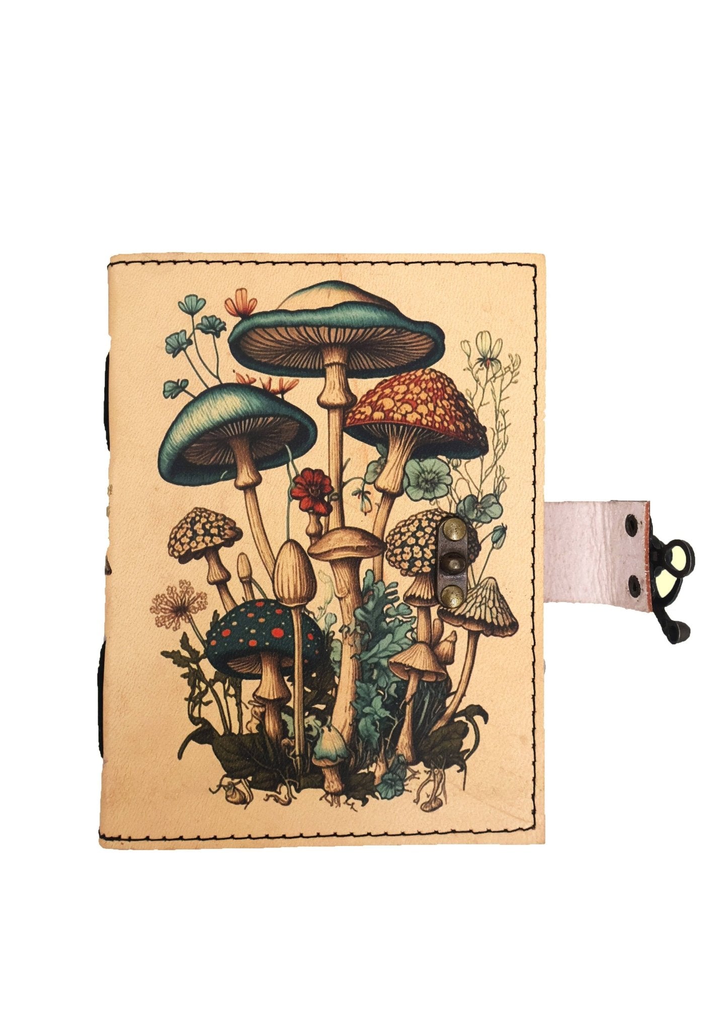 Leather Journal Vintage Gifts Travel Notebook Handmade Diary - Spiral Circle