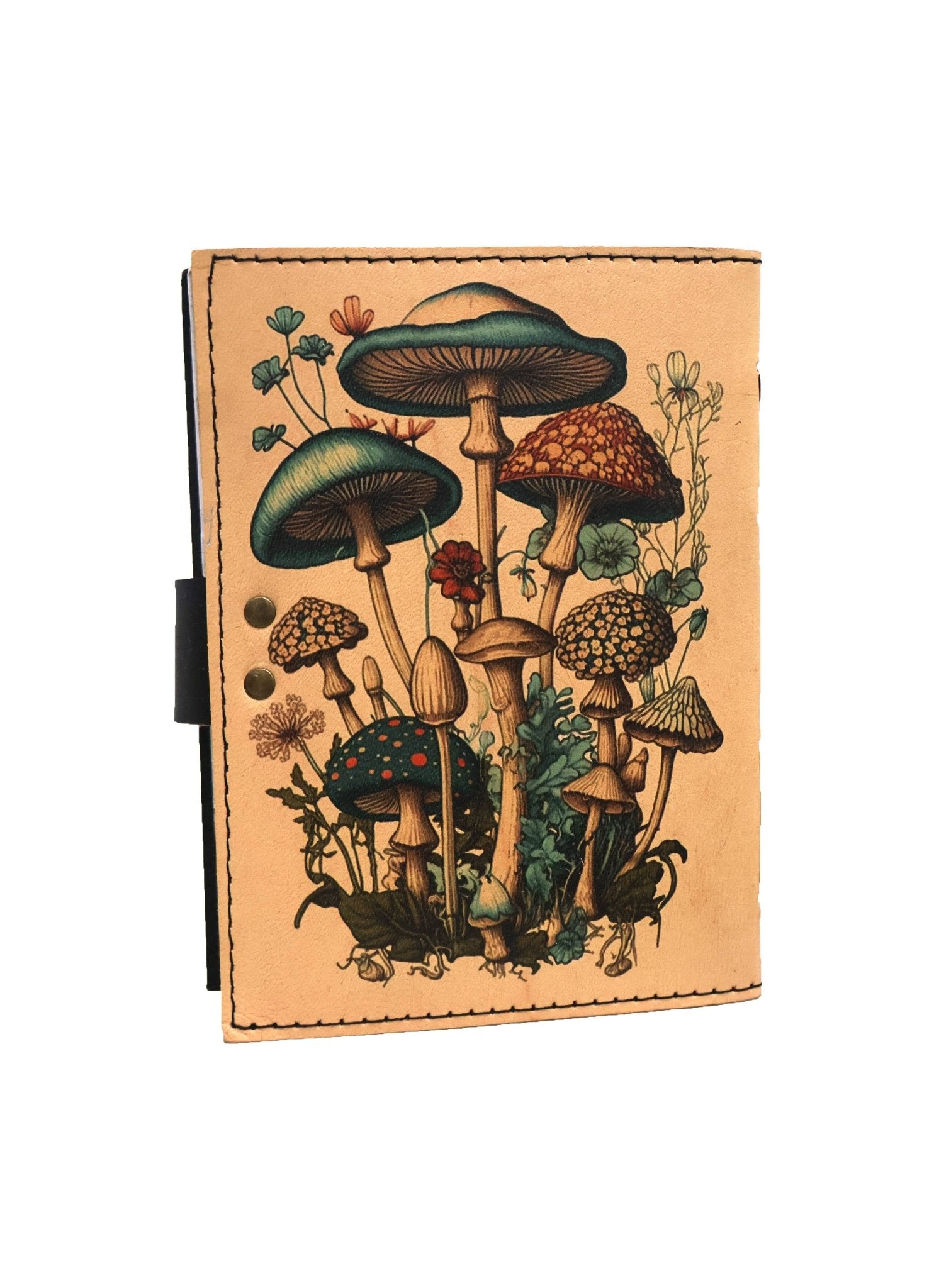 Leather Journal Vintage Gifts Travel Notebook Handmade Diary - Spiral Circle