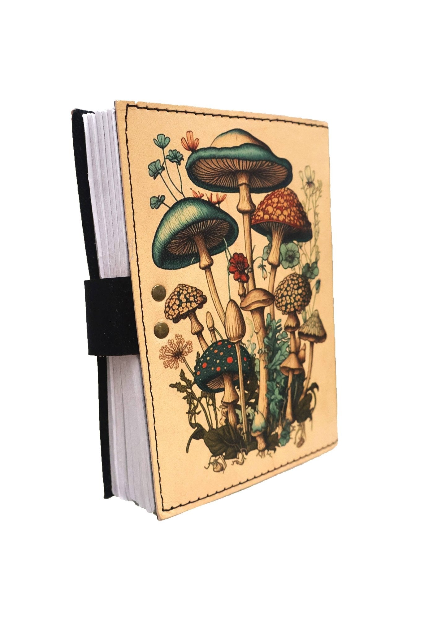 Leather Journal Vintage Gifts Travel Notebook Handmade Diary - Spiral Circle