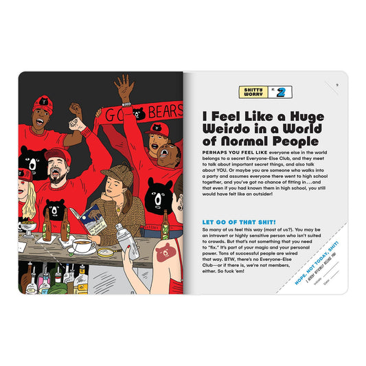 Let Go of That Sh*t Book (Anxiety) - Spiral Circle