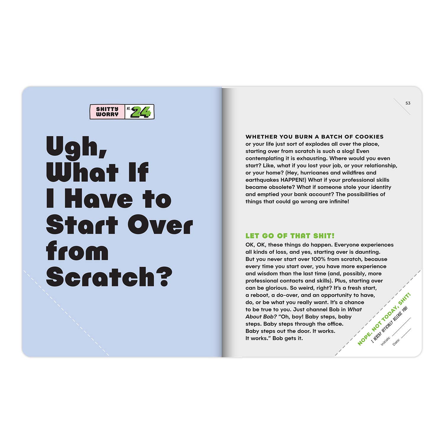 Let Go of That Sh*t Book (Anxiety) - Spiral Circle