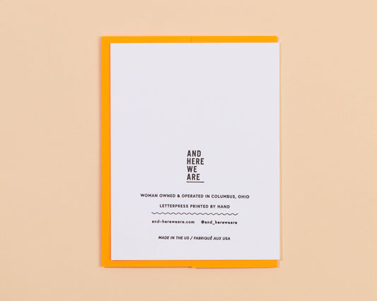 Letterpress Congrats Card—Your Future is Bright (Graduation) - Spiral Circle