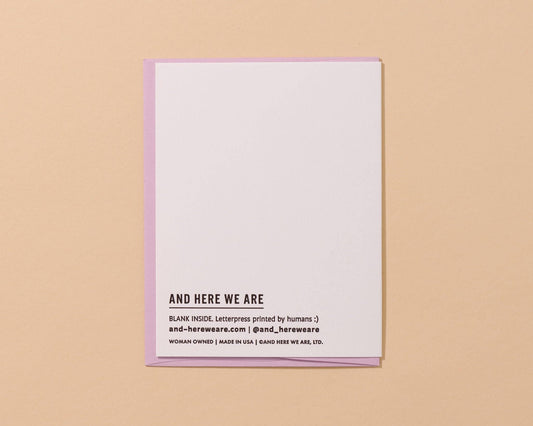 Letterpress Sympathy Card—So Very Sorry (Minimal, Simple) - Spiral Circle