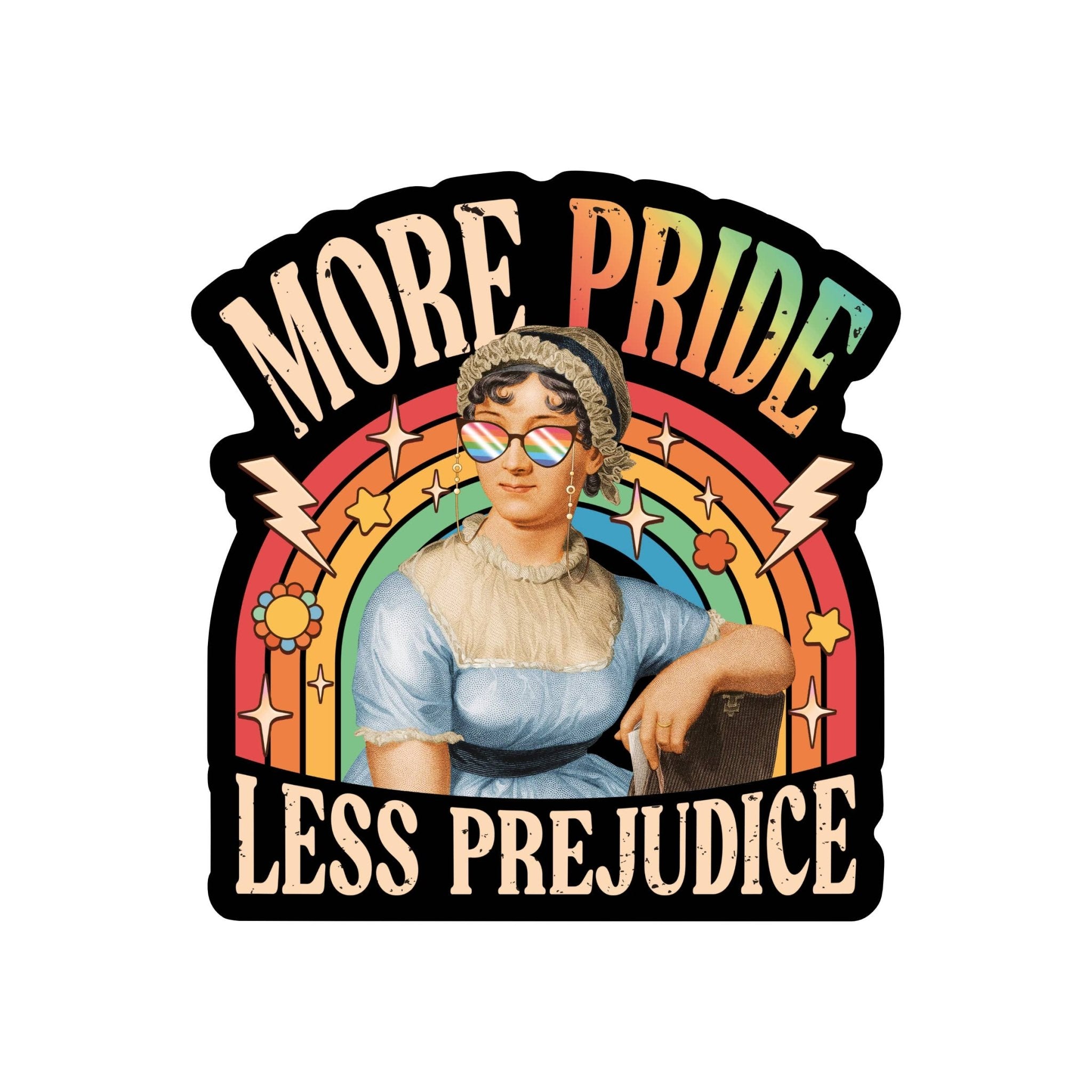 LGBTQ Rights Pride Equality High Quality Vinyl Sticker - Spiral Circle
