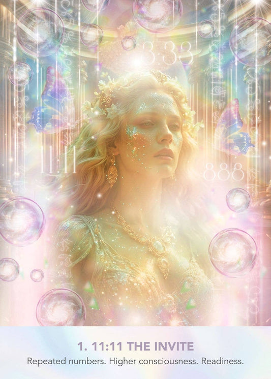 LightWeb Oracle Deck: 44 Cards & 140 - Page Guidebook - Spiral Circle