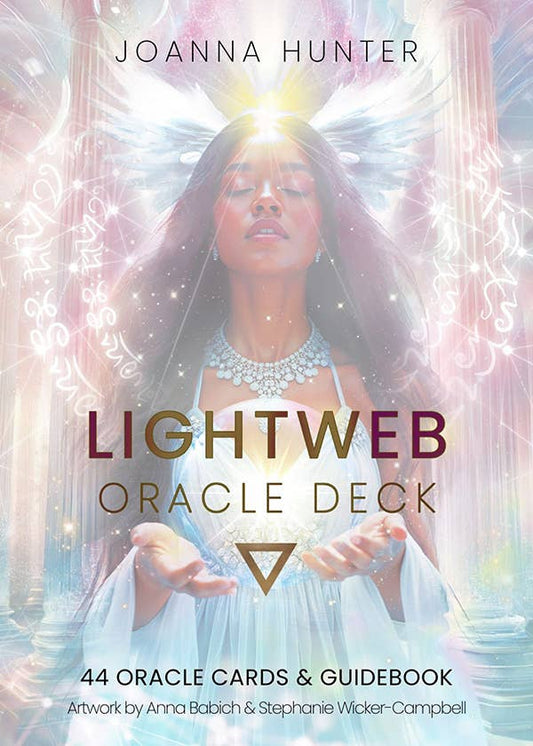 LightWeb Oracle Deck: 44 Cards & 140 - Page Guidebook - Spiral Circle