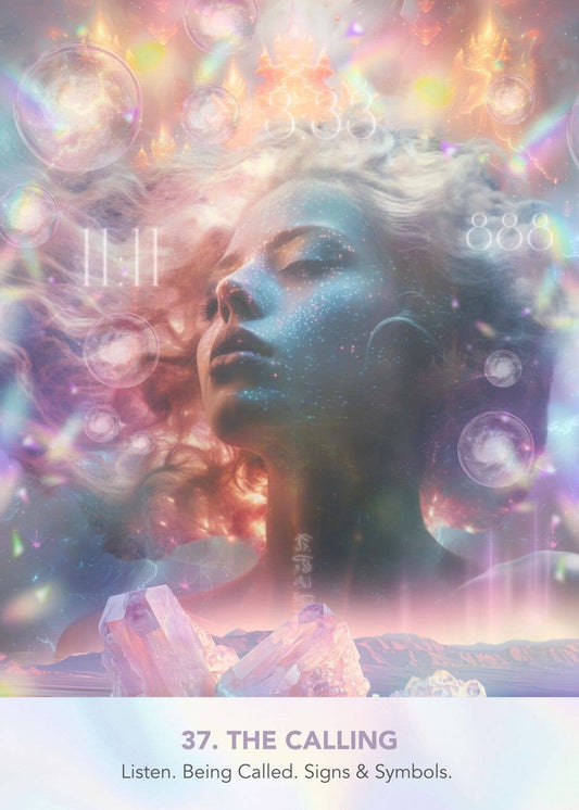 LightWeb Oracle Deck: 44 Cards & 140 - Page Guidebook - Spiral Circle