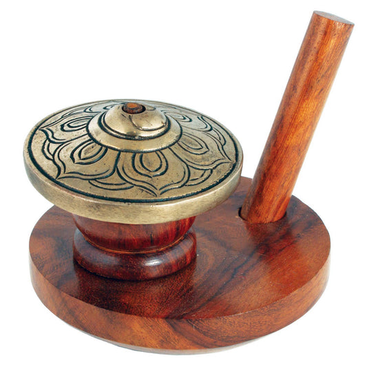 Little Lotus with Striker Table Chime - Spiral Circle