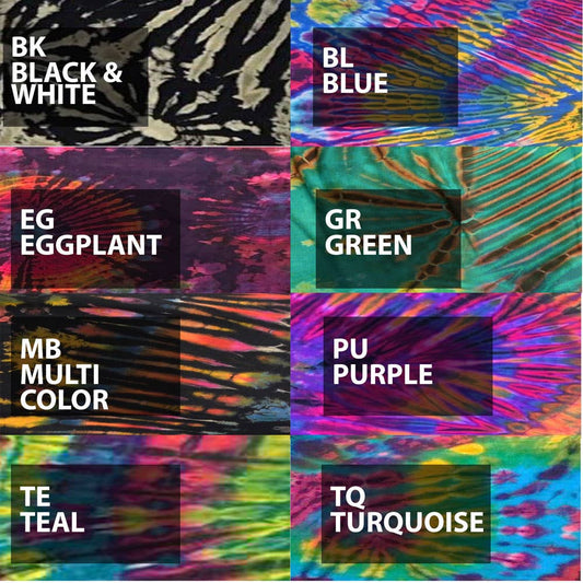 Long Tie Dye Tank Dress - Spiral Circle