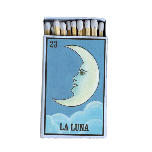 Loteria Luna Matchbox | Decorative Matches - Spiral Circle