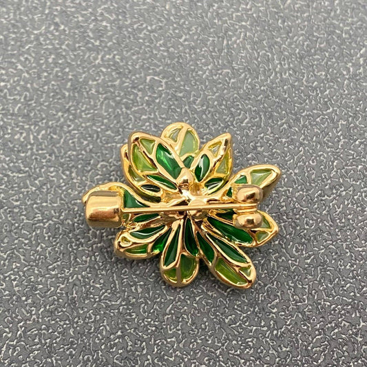 Lotus Brooch - Spiral Circle