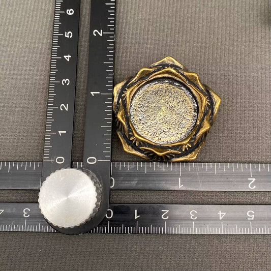 Lotus Buddha | Brass Figurine - Spiral Circle