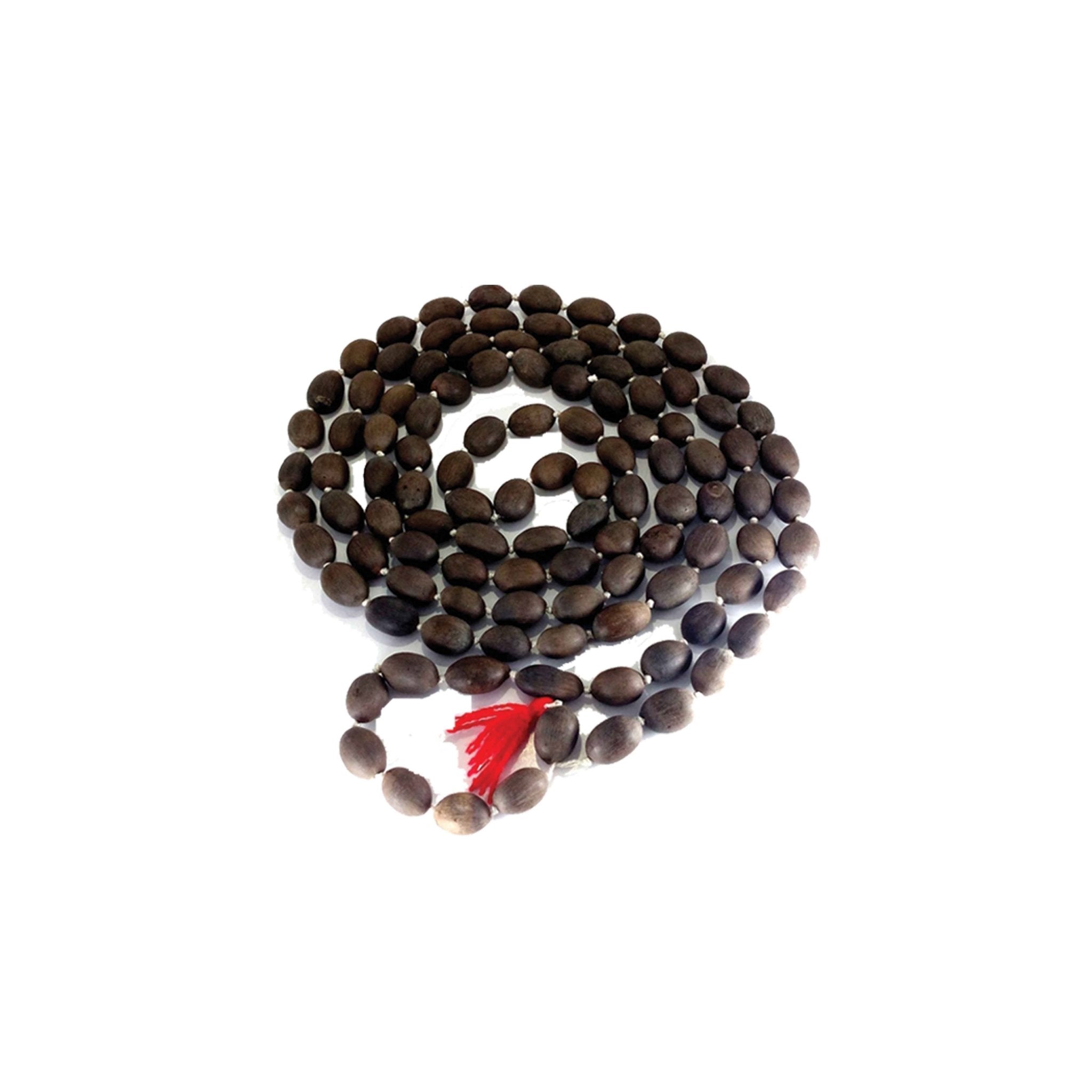 Lotus Seeds Mala - Spiral Circle
