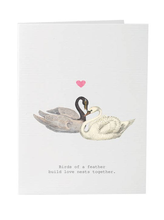 Love Nest Greeting Card - Spiral Circle