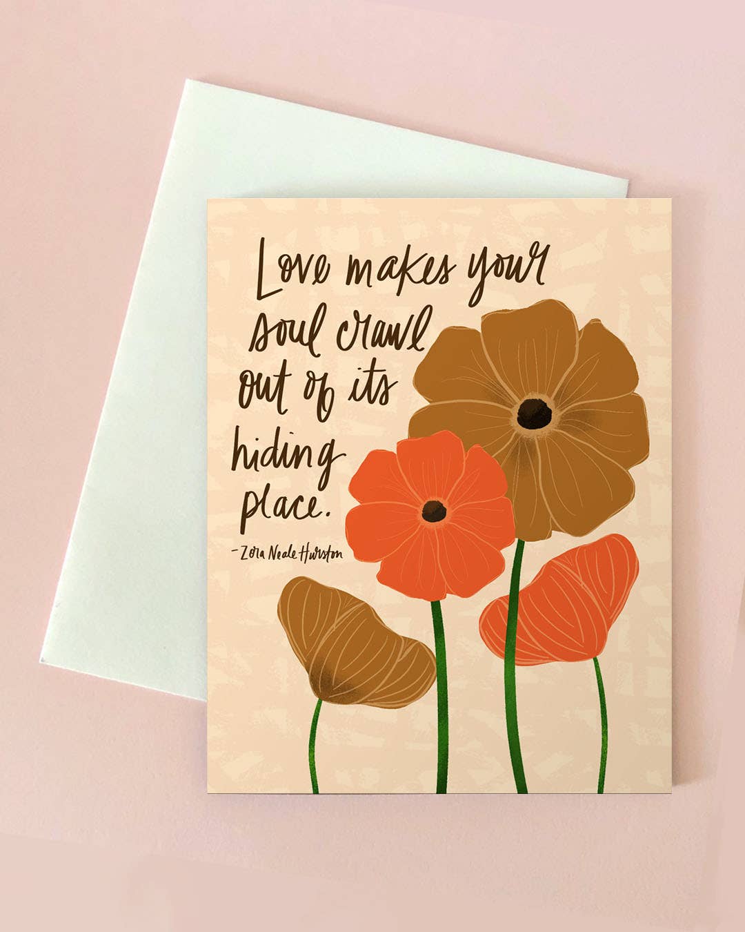Loving Soul Greeting Card - Spiral Circle