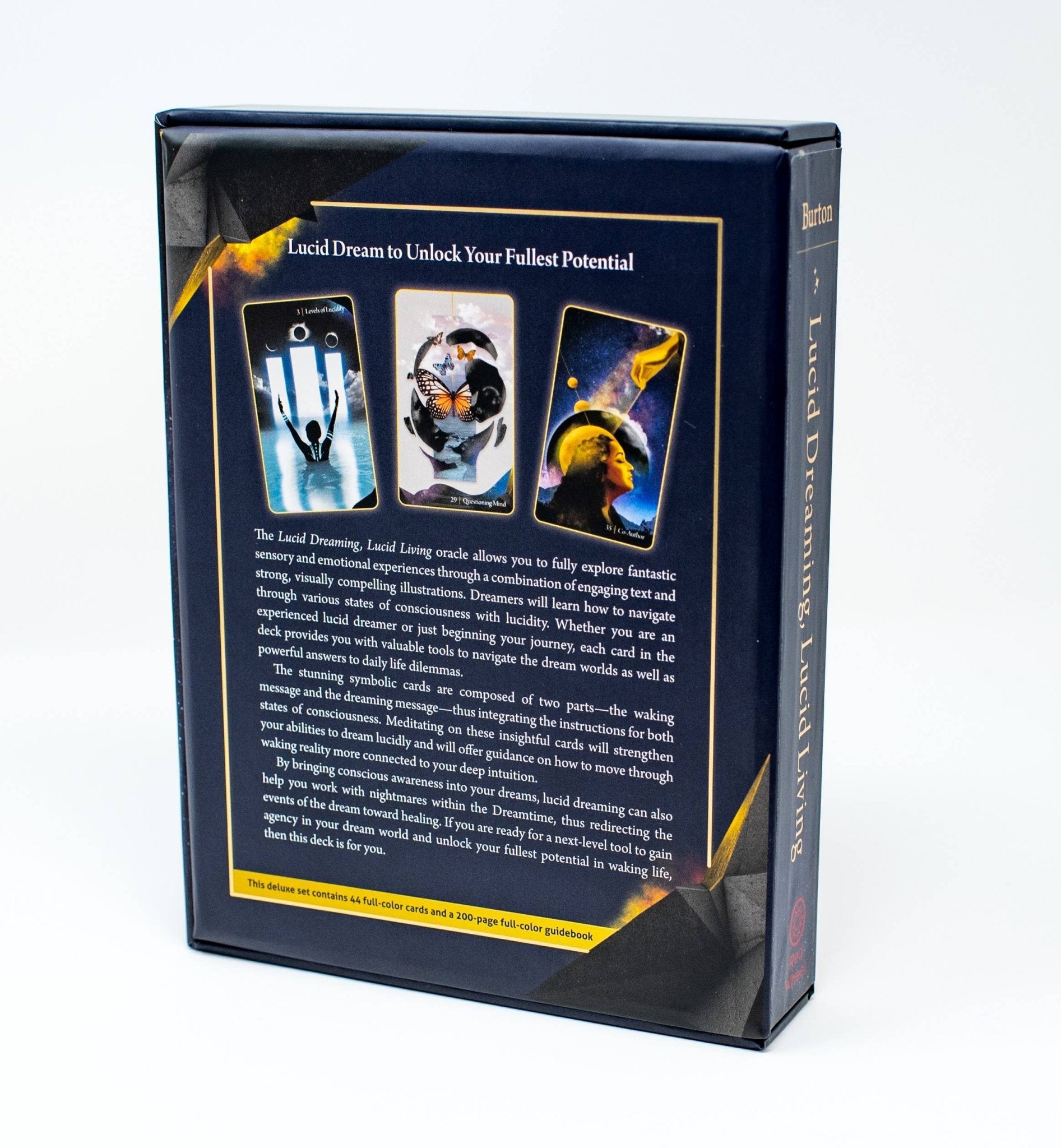 Lucid Dreaming, Lucid Living Oracle: 44 Cards & 200 Pg. Book - Spiral Circle