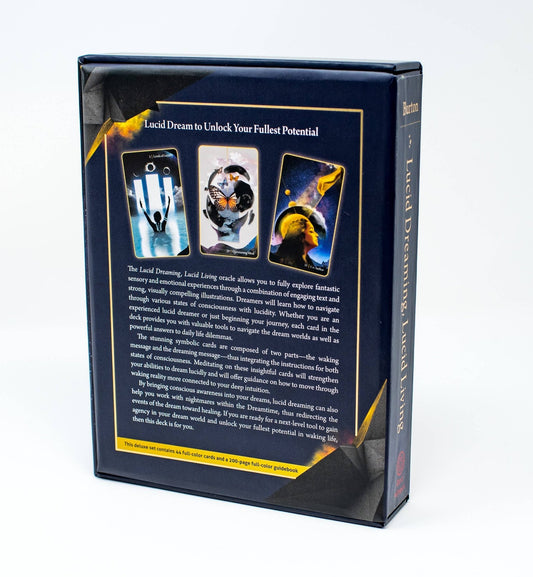 Lucid Dreaming, Lucid Living Oracle: 44 Cards & 200 Pg. Book - Spiral Circle