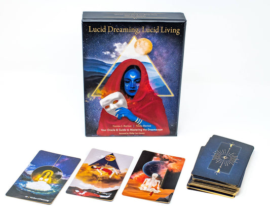Lucid Dreaming, Lucid Living Oracle: 44 Cards & 200 Pg. Book - Spiral Circle