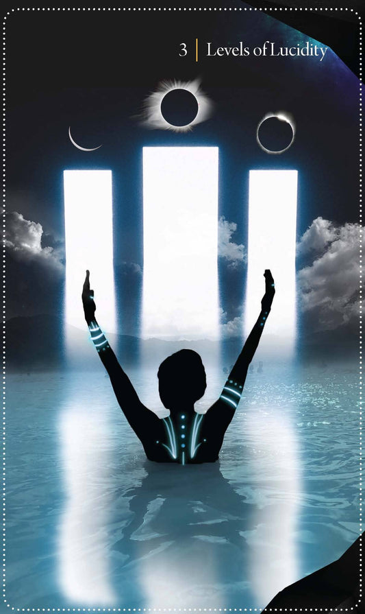 Lucid Dreaming, Lucid Living Oracle: 44 Cards & 200 Pg. Book - Spiral Circle