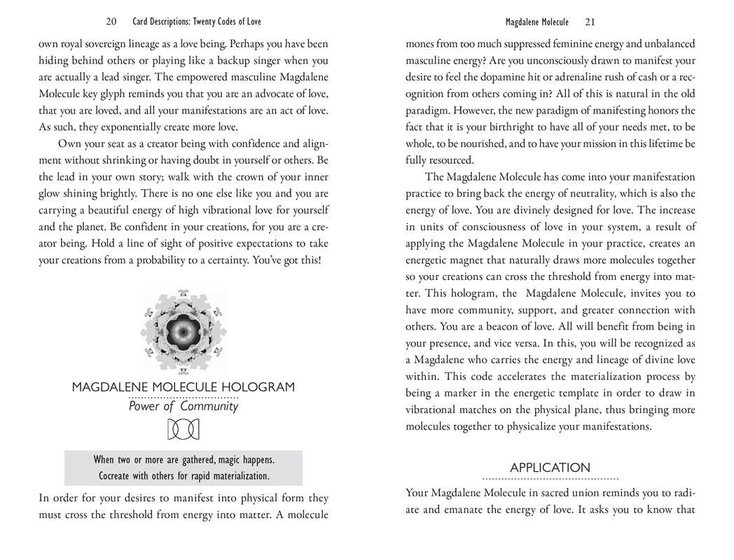 Magdalene Manifestation Cards by Danielle Rama Hoffman - Spiral Circle