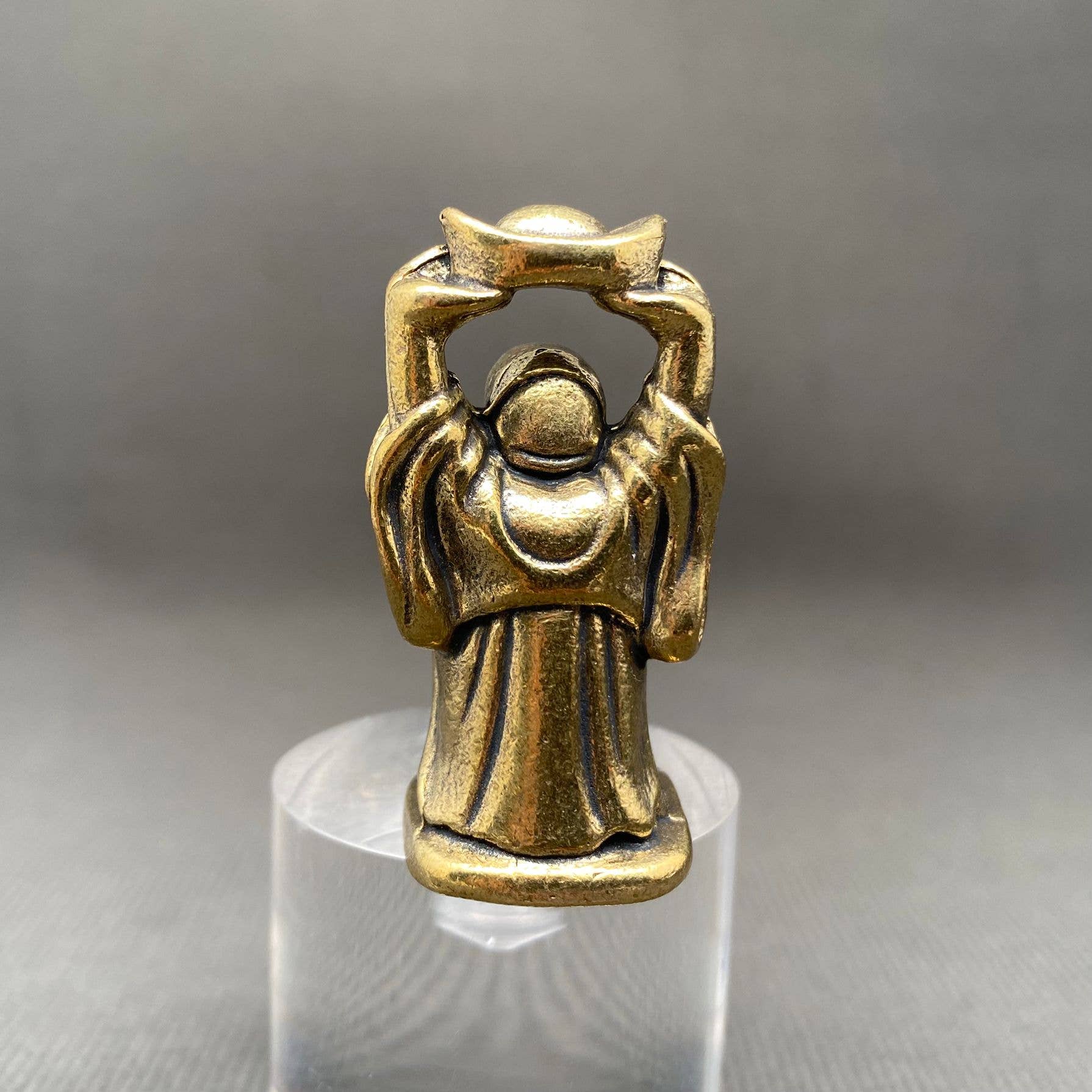 Maitreya Buddha | Brass Figurine - Spiral Circle