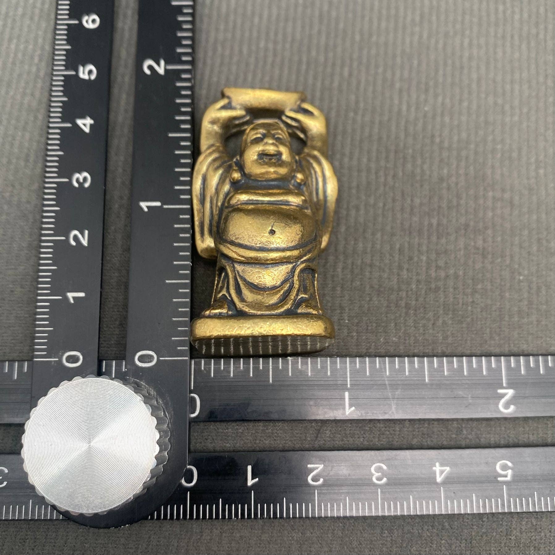Maitreya Buddha | Brass Figurine - Spiral Circle