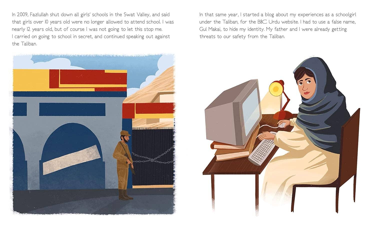 Malala Yousafzai - Spiral Circle