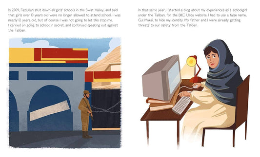 Malala Yousafzai - Spiral Circle