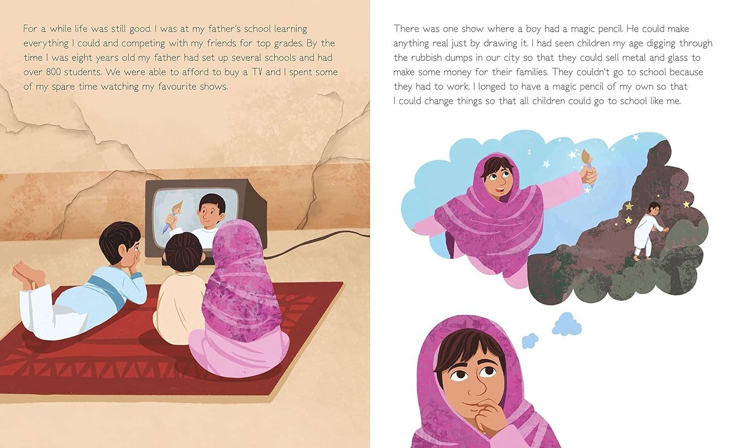 Malala Yousafzai - Spiral Circle