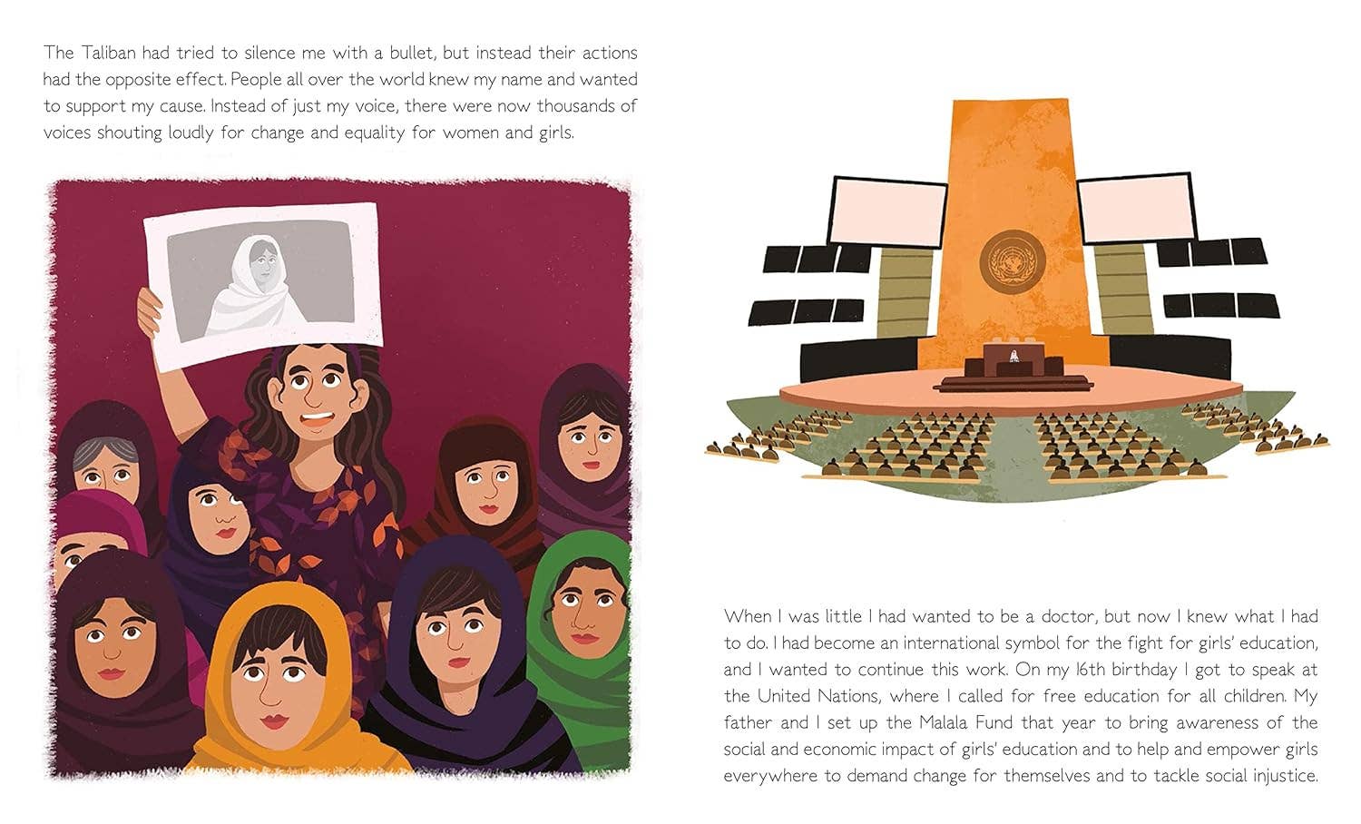 Malala Yousafzai - Spiral Circle