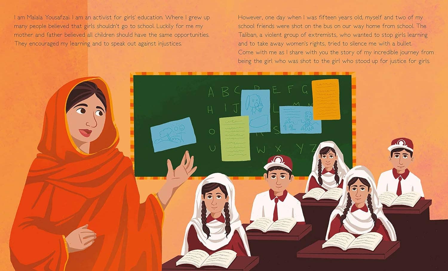 Malala Yousafzai - Spiral Circle