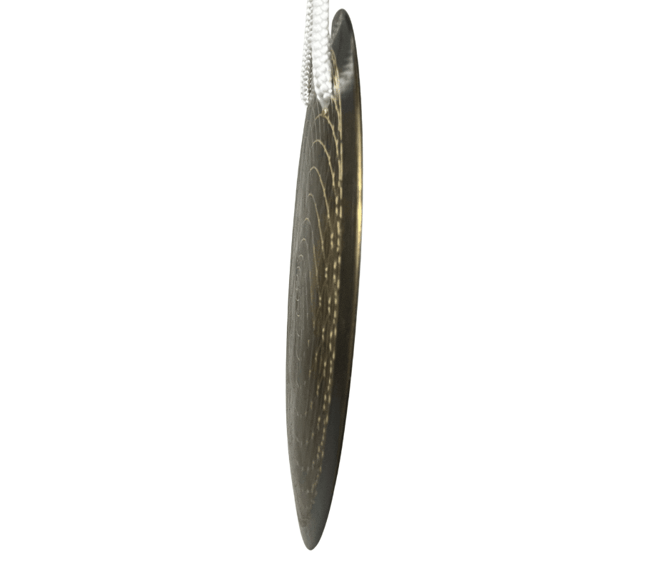 Mandala Serenity Prana Gong | 6 inch | Flat - Spiral Circle
