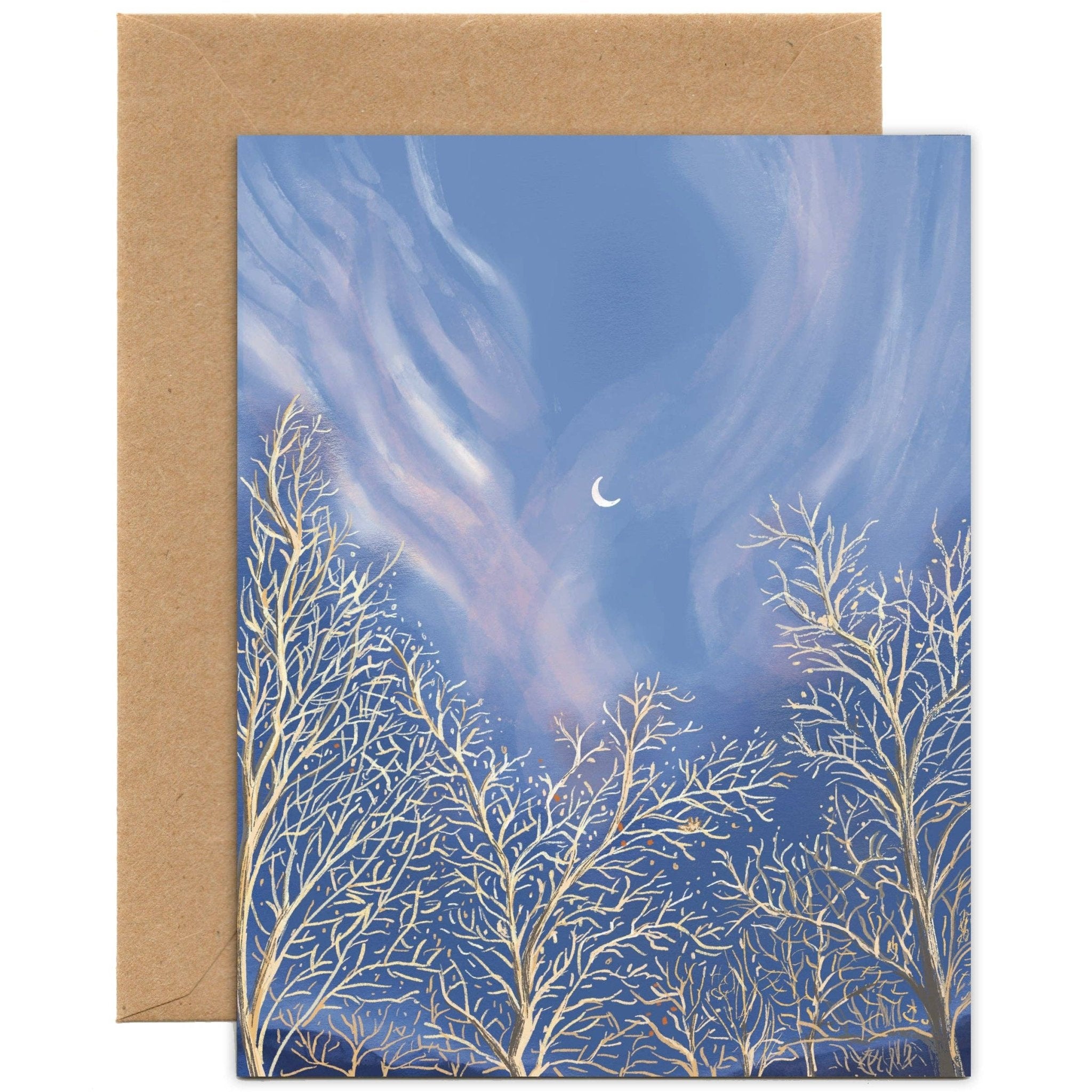 May Angels Watch Over You | Thank you, Encouragment, Sympathy Card - Spiral Circle