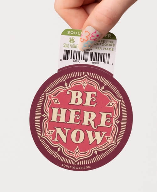 Meditate Stickers | - Spiral Circle